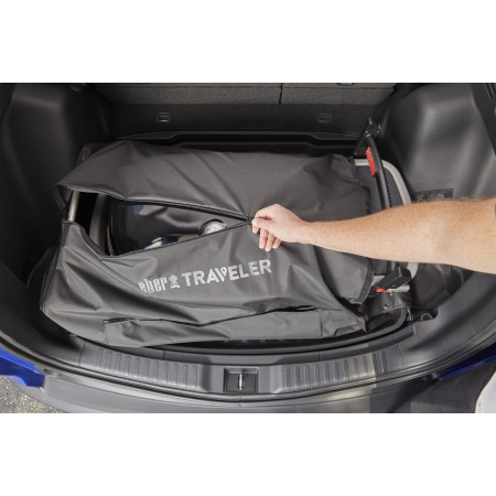 Weber TRAVELER STEALTH plynový gril cestovní - kompaktní rozměry pro snadné balení do auta